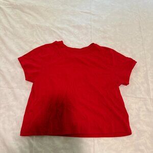 Red Cotton TShirt Women's Sz Large